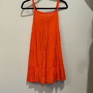 orange sundress
